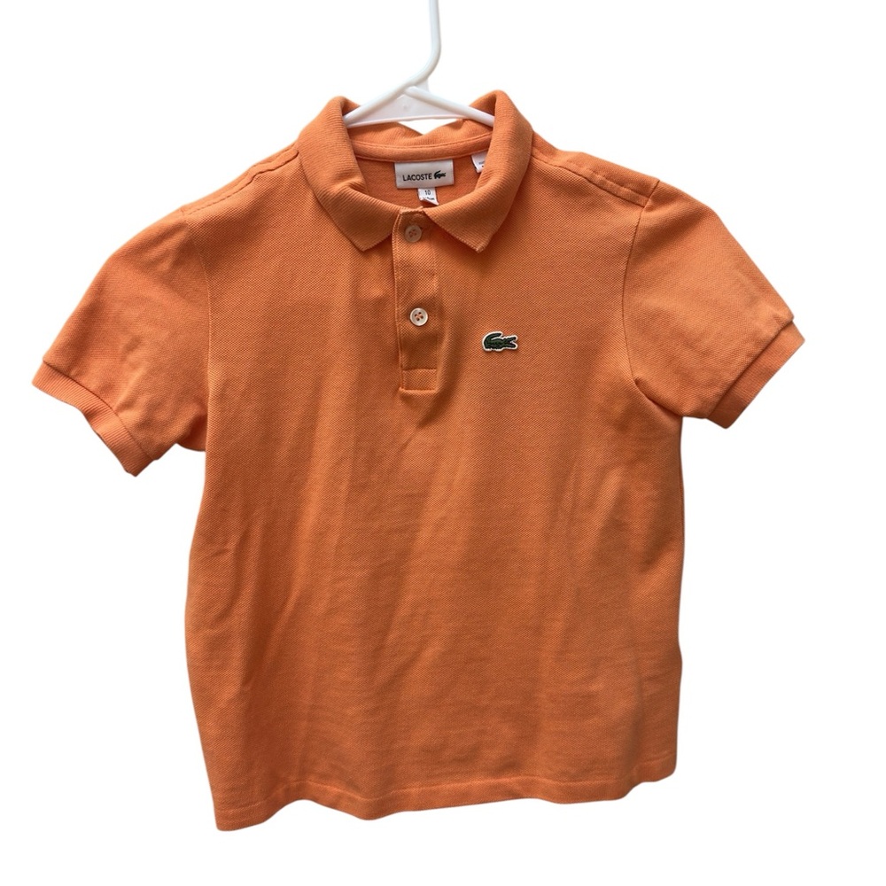 Lacoste Orange Polo Shirt Casual Comfort